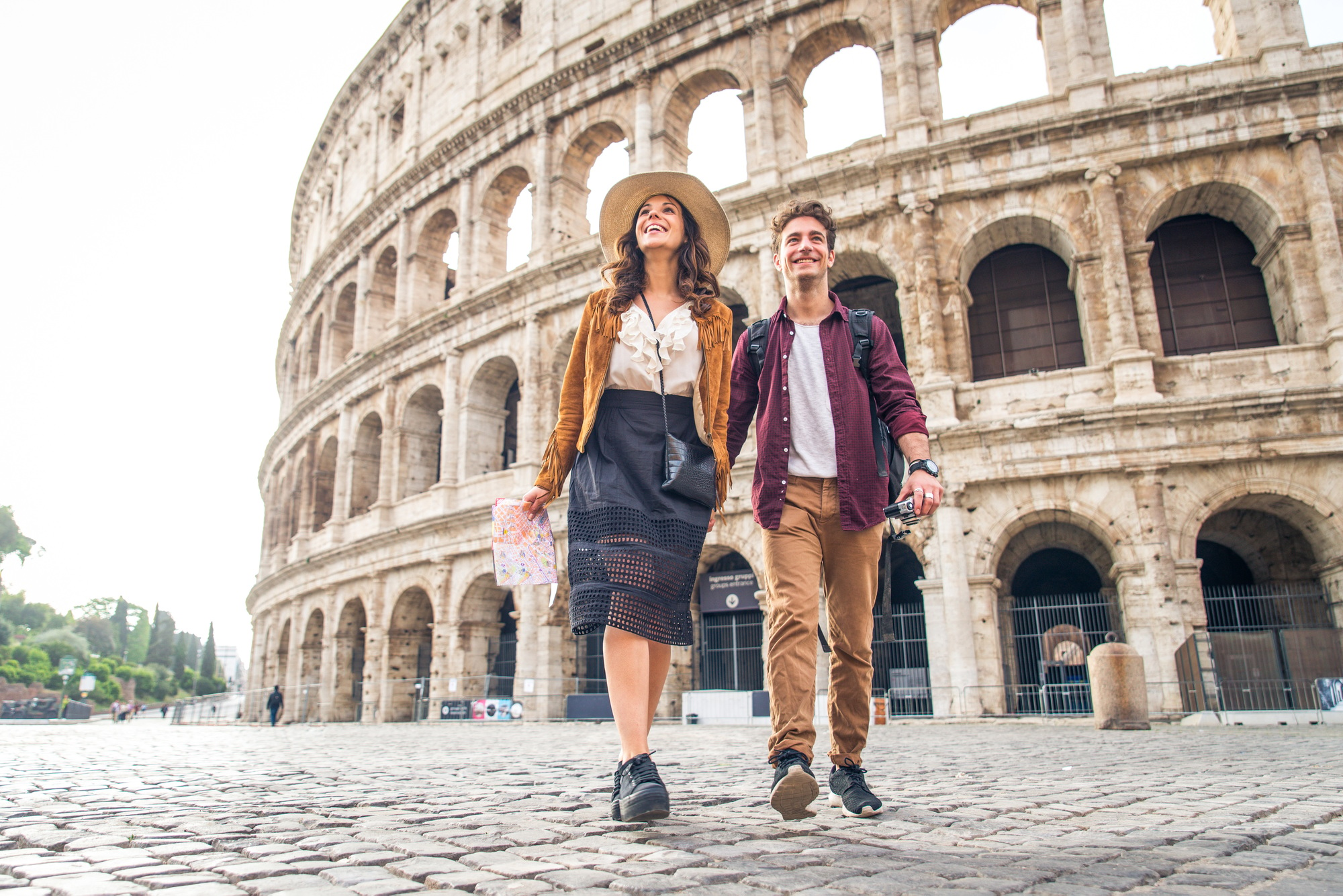 Couple at Colosseum, Rome